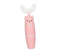 PENIKOKO Brosse à Dents Électrique Garçon Fille U Doux Rose Vibration Silencieuse Basse Fréquence Protège Gencives et Émail Design Innovant Adapté Cavité Buccale