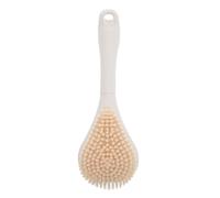 PENIKOKO Brosse Pieds à Long Manche Bain, Brosse Exfoliante Double Face en Abs et Pa, Entretien Hygiénique et Élimination des Peaux Mortes, pour Hommes et Personnes Âgées