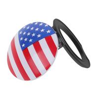 PENIKOKO Cache-Bouton de Démarrage Automobile Drapeau Américain en ABS Protection Anti-Activation Accidentelle Décoration Moteur Voiture Accessoire pour Interrupteur D’Allumage