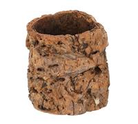PENIKOKO Cachette Naturelle en Liège pour Terrarium, Refuge Sûr et Humidité Conservée, Design Réaliste de Tronc, pour Tarentule et Crabe Ermite