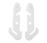 PENIKOKO Cale-porte Plastique pour Réfrigérateur 2 Pièces - Crochet de Charnière de Porte de Congélateur, Butée de Porte Française, Pièce de Rechange pour Électroménager