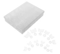 PENIKOKO Capsules D’ongles Carrées Transparentes Demi-recouvrement, 600 Pièces Extra Courtes en Gel Souple, Faux Ongles Acryliques Mats pour Manucure Professionnelle et Usage