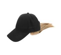 PENIKOKO Casquette Baseball Perruque Courte Droite avec Extensions de Cheveux Chapeau Soleil Élégant et Naturel Confortable et Facile à