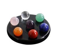 PENIKOKO Chakra Gemstone Ball Set With Obsidian Crystal Beads For Relaxation And Fengshui Décor Authentic Star Arrangement Ornament Couleur Aléatoire