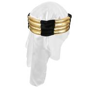 PENIKOKO Chapeau Arabe Décoratif Léger et Confortable pour Cosplay et Fête Couvre-chef Keffieh Noir pour Adulte Accessoire pour Carnaval et Célébrations Ramadan