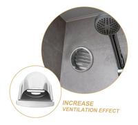 PENIKOKO Chapeau de Cheminée Inoxydable Pluie Ventilation Améliorée Protection pour Toit Extérieur Capot Acier Inox Adapté à Conduits Échappement et Ventilation Toiture