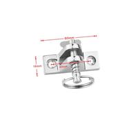 PENIKOKO Charnière Acier Inoxydable pour Auvent Bateau Accessoire de Quincaillerie Facile avec Vis Incluses Adaptée Kayak Canoë et Bateau