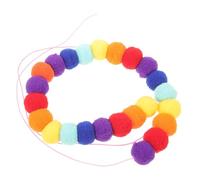 PENIKOKO Collier pour Chien et Chat avec Pompon Doux Réglable et Confortable Collerette Légère et Résistante pour Chiots et Petits Animaux