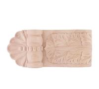 PENIKOKO Console Décorative en Bois Massif Sculpté 10X23X25 CM - Équerre D’Angle Européenne pour Étagère Applique Décorative Sculptée Console D’Entrée Bois Ornementale Style Classique