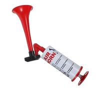 PENIKOKO Corne Football Portable Rouge à Pompe Manuelle Klaxon Supporter pour Événements et Fêtes Trompette de Stade Facile à Utiliser