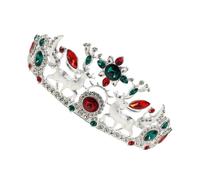 PENIKOKO Couronne de Mariée en Alliage Strass Reine des Neiges Couronne Cerf pour Femme Accessoire Cheveux Léger et Confortable pour Fête Noël Anniversaire Halloween