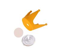 PENIKOKO Couronne Décorative à Ventouse pour Casque Accessoire Créatif Couleur Vive Décoration pour Amis Ornement Solide Ventouse Silicone pour Scooter