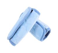 PENIKOKO Coussin D'accoudoir Antidérapant pour Fauteuil Roulant et Déambulateur, Rembourré Tissu Lavable, Protection Thermique Bleu Ciel, Paire Compatible Aides la Mobilité, Confort