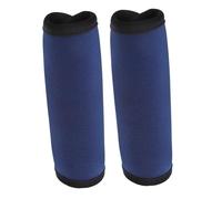 PENIKOKO Coussinet Antidérapant Amovible pour Barre D'haltères et Tractions, Lot de 2 Manchons de Protection en Silicone Bleu Foncé, Accessoires Musculation Intérieur pour Squats
