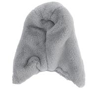 PENIKOKO Couverture Peluche pour Oiseaux Écharpe Chaleur pour Perroquets Hiver Accessoires de Cage Petit Modèle Gris Moyen