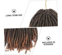 PENIKOKO Crochet Braids Spring Hair Strands Low Heat Synthetic Braiding Wig For Stylish Tresses Extensions