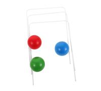 PENIKOKO Croquet pour Familles Kit de Jeu de Pelouse avec Arceaux Métalliques et Maillets Jeu Extérieur pour Garçon Fille Activité Ludique Jardin et Cour