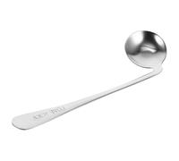 PENIKOKO Cuillère Coudée Ergonomique Acier Inoxydable pour Personnes Âgées et Patients Manche Antidérapant Confortable Ustensile Durable pour Aide à Alimentation Main Gauche
