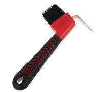 PENIKOKO Cure Pied avec Brosse pour Cheval Outil de Toilettage et Antirouille Prise Confortable pour Nettoyage Quotidien des Sabots Couleur Aléatoire Couleur Aléatoire