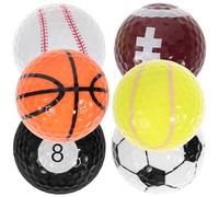 PENIKOKO de Golf D’Entraînement Colorées Lot de 6 Set de en Plastique Boîte PVC pour Entraînement Sportif Présent pour Golfeurs et Adolescents Couleur Couleur