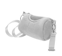 PENIKOKO de Transport pour Petit Animal Portable et Chaud de Couchage Douillet Velours avec Fenêtre pour Hamster Lapin Hérisson et Oiseau Gris