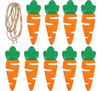 PENIKOKO Décoration de Fête de Pâques Guirlande de Fanions en Papier Carottes 3 M Bannière Suspendue Orange pour Décoration Murale de Printemps Fête Familiale