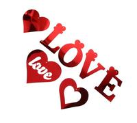 PENIKOKO Décoration Suspendue de Cœur Ajouré Spirale pour Saint-Valentin, Présent Couple Romantique, Ornement Léger en Matériau Pet, pour Décoration Maison, Bureau et Fête