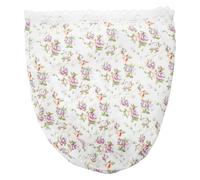 PENIKOKO Doublure en Tissu pour Panier à Linge Tressé Petite Taille 30X38 CM, Insert de Rechange Rose Motif Floral, Protection Anti-Rayures pour Panier en Osier, Entretien Facile, Maison et
