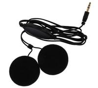 PENIKOKO Écouteurs pour Moto Filaires 3,5 Mm Microphone Antibruit Casque Audio de Sport Noir Système Audio de Casque Compatible GPS Navigation Extérieur
