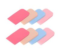 PENIKOKO Ensemble de 8 Pinceaux Applicateurs Étanches en Silicone pour Maquillage et Masque Facial, 4 Couleurs, Accessoires de Soin Visage Polyvalents pour Application Uniforme