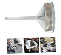 PENIKOKO Entonnoir de Remplissage Carburant Voiture Fer Galvanisé avec Filtre Inox Long Bec Incliné Antidébordement pour et Auto Entonnoir Essence Diesel Robuste et Pratique