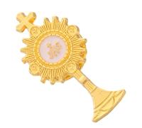 PENIKOKO Épingle Croix Saint pour Première Communion Broche Religieuse Alliage de Zinc Cadeau Communion Élégant et Raffiné