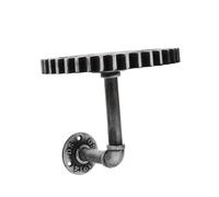 PENIKOKO Étagère Murale Vintage Style Industriel avec Support Engrenage Robuste pour Décoration et Rangement Mural