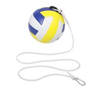 PENIKOKO Exercice De Passe De Balle Au Volley-Ball Devant Une Porte Ballon D'Entraînement De Beach-Volley avec Corde Équipement D'Entraînement À La Passe Au Volley-Ball en PVC