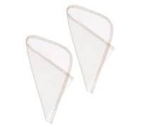 PENIKOKO Filet En Dentelle Pour Postiche Frontale 2 Pièces 4x4 Cm Couleur Brun Foncé Respirant Confortable Accessoire Pour Fabrication Et Réparation De Perruques