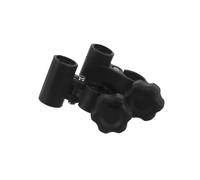 PENIKOKO Fixations Métalliques pour Plateau de Bureau de Fauteuil Roulant, 1 Paire de Supports de Fixation Stables en Métal et Plastique, Attache Sécurisée Adaptable pour Repas et Soins