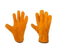PENIKOKO Gants de Soudure Épais Résistants Chaleur Protection Thermique Renforcée pour Soudeurs Isolants et Durables Polyvalente pour Électricien et Travaux Industriels