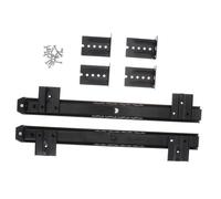 PENIKOKO Glissières de Tiroir pour Clavier Acier avec Roulements à Billes Coulisseau Silencieux et Capacité pour Bureaux