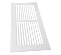 PENIKOKO Grille de Ventilation Murale en Métal Blanc 40x20 Cm Filtre à Poussière et Design Moderne pour Maison et Bureau