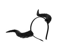 PENIKOKO Halloween Dragon Horns Headband For Women Gothic Devil Horn Hairband Reusable Fancy Dress Accessory For Cosplay Mardi Gras Carnival And Halloween Parties