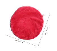 PENIKOKO Housse de Bouillotte en Flanelle Rouge Foncé Manchon Isolant Thermique Doux et Rond Accessoire Chaud pour Bouillotte Électrique Protection Anti-Brûlure Taille XL pour Usage