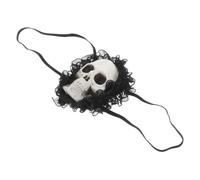 PENIKOKO Œil Gothique Punk Cache Œil Unique pour Cosplay et Événements Design Crâne pour Fêtes et Halloween