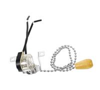 PENIKOKO Interrupteur à Tirette pour Lampe de Bureau et Plafonnier Résistant et Facile à Installer Compatible avec Lampes de Chevet et Suspension pour Salle de Bain et Usage Domestique