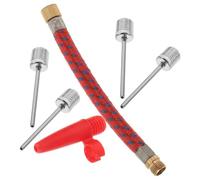 PENIKOKO Kit Adaptateur pour Pompe à Ballon Connecteur Valve Aiguille pour Matelas et Ballon Accessoires de Gonflage Polyvalents avec Outil de et Embout Fuite