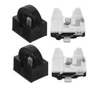 PENIKOKO Kit de Démarrage Ptc pour Réfrigérateur et Congélateur Relais de Surcharge Protection Thermique Intégrée 1 Broche 47 Ω Lot de 2 set de sets de Ensembles Compatible Appareils