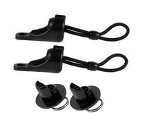 PENIKOKO Kit de Fixation Rideau avec Tendeur Élastique Anti-Vent Accessoires Complets avec Vis et Bouchons Maintien Sécurisé pour Stores et Tringles Murales Installation Facile