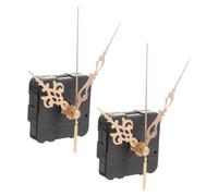 PENIKOKO Kit de Mécanisme Horloge à Quartz Silencieux 2pcs Aiguilles en Métal, Design Marche Arrière, Compatible Flexible pour Décorations Créatives DIY
