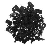 PENIKOKO Kit Fixations Automobiles Robustes avec Boulons Clips et Agrafes Métal pour Protection de Pare Chocs et Capot Compatible Multi Modèles Facile à Installer Corrosion