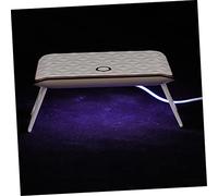 PENIKOKO Lampe à Ongles Led 36w Usb, Sèche-ongles Portable, Taille Compacte, Usage Professionnel Et Personnel, Adaptée Manucure Et Pédicure, Finition Rapide, Design Bord Doré Facetté