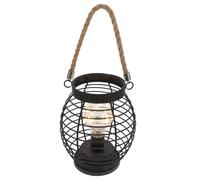 PENIKOKO Lampe Décorative Fer Style Panier Lanterne Suspendue Européenne Veilleuse LED pour Salon et Chambre Lumière Ambiance Rechargeable